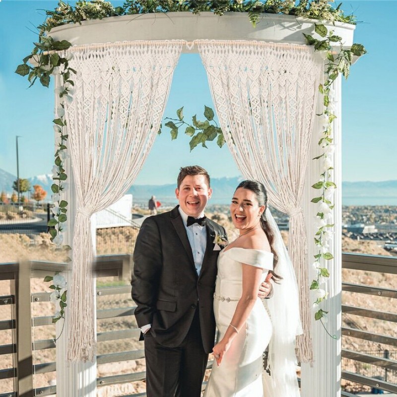 New Macrame Handmade Curtain For Door or Window, Handmade Macrame Curtain, Room Divider, Wall Hanging  MC#32