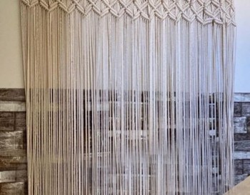 Macrame Curtain For Door or Window, Handmade Macrame Curtain, Room Divider  MC#38