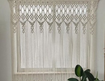 Excellent Macrame Curtain For Door or Window, Handmade Macrame Curtain, Room Divider, Wall Hanging  MC#39