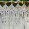 Macrame Curtain, wall hanging Modern geometric woven tapestry Long crochet mural curtain Home decoration latest design curtains MC#043