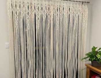 Handmade Macrame Curtain // Wall Curtain // Wall Decor MC#47