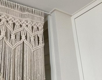 Excellent Handmade Macrame Curtain, wall hanging Modern geometric woven tapestry Long crochet mural curtain Home decoration MC#59