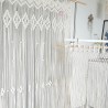 New Design Macrame Handmade Curtain, wall hanging,Modern geometric woven tapestry,Long crochet mural curtain Home decoration MC#60