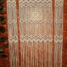 Luxury Macrame Handmade Macrame Curtain, wall hanging Modern geometric woven tapestry Long crochet mural curtain Wedding backdrop Home decor MC#70