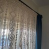 Excellent Beautiful Macrame Curtain, wall hanging,Modern geometric woven tapestry,Long crochet mural curtain Home Decoration MC#71