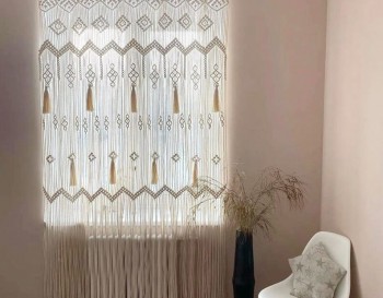 Macrame / Macramé Wall Curtain / Macrame / Macrame / Macrame Door / Tapestry / Curtain / Wall Decoration / wedding backdrop MC#76