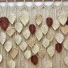 Macrame leaves Curtain / Macramé Wall Curtain / Macrame / Macrame / Macrame Door / Tapestry / Curtain / Wall Decoration / wedding backdrop MC#81