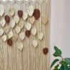 Macrame leaves Curtain / Macramé Wall Curtain / Macrame / Macrame / Macrame Door / Tapestry / Curtain / Wall Decoration / wedding backdrop MC#81