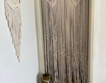 Boho Luxurious Macrame / Macramé Wall Curtain / Macrame / Macrame / Macrame Door / Tapestry / Curtain / Wall Decoration / wedding backdrop MC#88