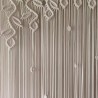 Macrame wall hanging, macrame leaf pattern curtain, large macrame curtain, boho macrame door curtain MC#90