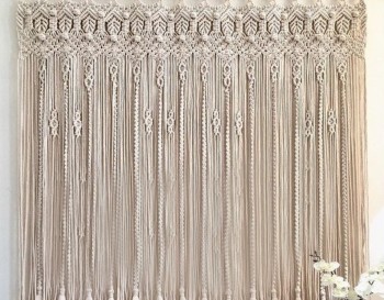 Beautiful Curtain for handmade Macrame Art MC#94