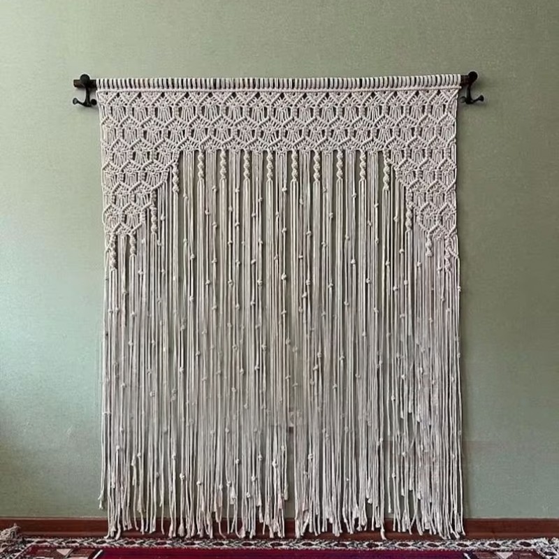 Macrame Curtain / Boudoir decor / Tapestry / Window and Wall Decoration MC#97