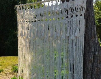 Handmade Macrame Curtain / Boudoir decor / Tapestry / Wall Decoration MC#98